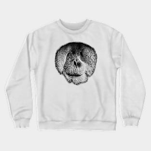 Orangutan face Crewneck Sweatshirt